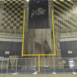 Gared College 5-9/16” O.D. Yellow Football Goalpost, Surface Mount (OLD PART # FGP602PY)