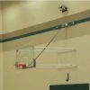 Gared Basketball Corner Mount, Fold-Up Wall Mount Package With Glass Board, 4' - 6' Length