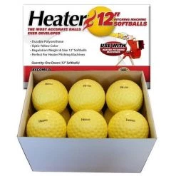 Heater Sports Heater 12 Inch Dimpled Pitching Machine Softballs PMB39