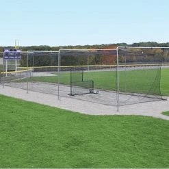 Jaypro Sports Batting Tunnel Frame - Single (70') - Mounted (Outdoor) Baseball