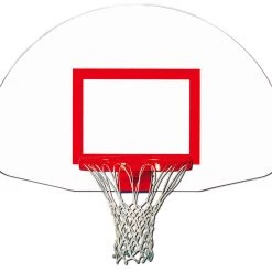 Gared Durable Fan-Shape Marked Steel Basketball Backboard