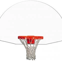 Gared Durable Fan-Shape Unmarked Steel Basketball Backboard