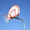 Gared Rear-Mount Fan-Shape Marked Steel Basketball Backboard