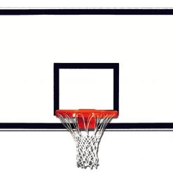 Gared Lightweight Full Sized Fiberglass Basketball Backboard With Black Target & Border