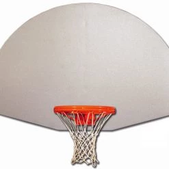 Gared Fan-Shape Natural Aluminum Basketball Backboard