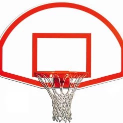 Gared Rust-Resistant Fan-Shape Marked Aluminum Basketball Backboard