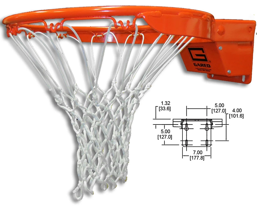 Gared Collegiate 2000+ Premium Breakaway Basketball Rim 3 Gared Collegiate 2000+ Premium Breakaway Basketball Rim