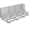 Jaypro Sports Bleacher - 21' (5 Row - Single Foot Plank With Guard Rail) - Enclosed 2 Jaypro Sports Bleacher - 21' (5 Row - Single Foot Plank With Guard Rail) - Enclosed