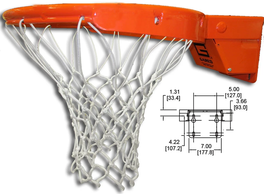 Gared International Collegiate Premium Breakaway Basketball Rim 3 Gared International Collegiate Premium Breakaway Basketball Rim