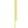 Jaypro Sports Foul Poles - Professional (30') - Baseball (Surface Mount) (Yellow)