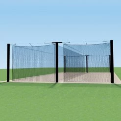 Jaypro Sports Baseball Batting Tunnel Frame - Mega Outdoor - (70') - Tandem