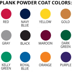 Jaypro Sports Bleacher - 21' (4 Row - Single Foot Plank) - Standard, Outdoor - Powder Coated