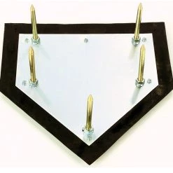 Jaypro Sports Home Plate - Major League (5 Zinc-Plated Spikes)