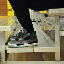 Jaypro Sports Bleacher - 21' (3 Row - Double Foot Plank) - All Aluminum - Powder Coated