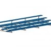 Jaypro Sports Bleacher - 21' (4 Row - Single Foot Plank) - Standard, Outdoor - Powder Coated