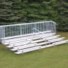 Jaypro Sports Bleacher - 21' (5 Row - Single Foot Plank With Guard Rail & Aisle) - Enclosed 1 Jaypro Sports Bleacher - 21' (5 Row - Single Foot Plank With Guard Rail & Aisle) - Enclosed
