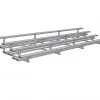 Jaypro Sports Bleacher - 21' (3 Row - Double Foot Plank) - All Aluminum 1 Jaypro Sports Bleacher - 21' (3 Row - Double Foot Plank) - All Aluminum