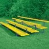 Jaypro Sports Bleacher - 27' (4 Row - Double Foot Plank) - All Aluminum - Powder Coated