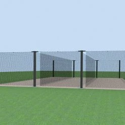 Jaypro Sports Batting Tunnel Frame - Mega Outdoor - (55') - Stackable Tunnel Kit Baseball