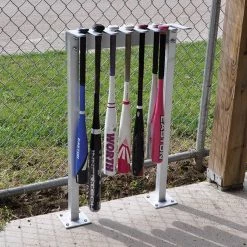 Jaypro Sports Permanent Bat Rack - (14 Bat Capacity)