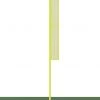 Jaypro Sports Foul Poles - Collegiate (20') - Baseball/Softball (Semi-Permanent) (Yellow)