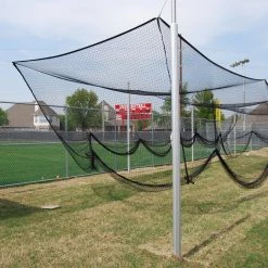 Gared Outdoor 3-1/2" O.D. Steel Batting Cage, 70' Baseball