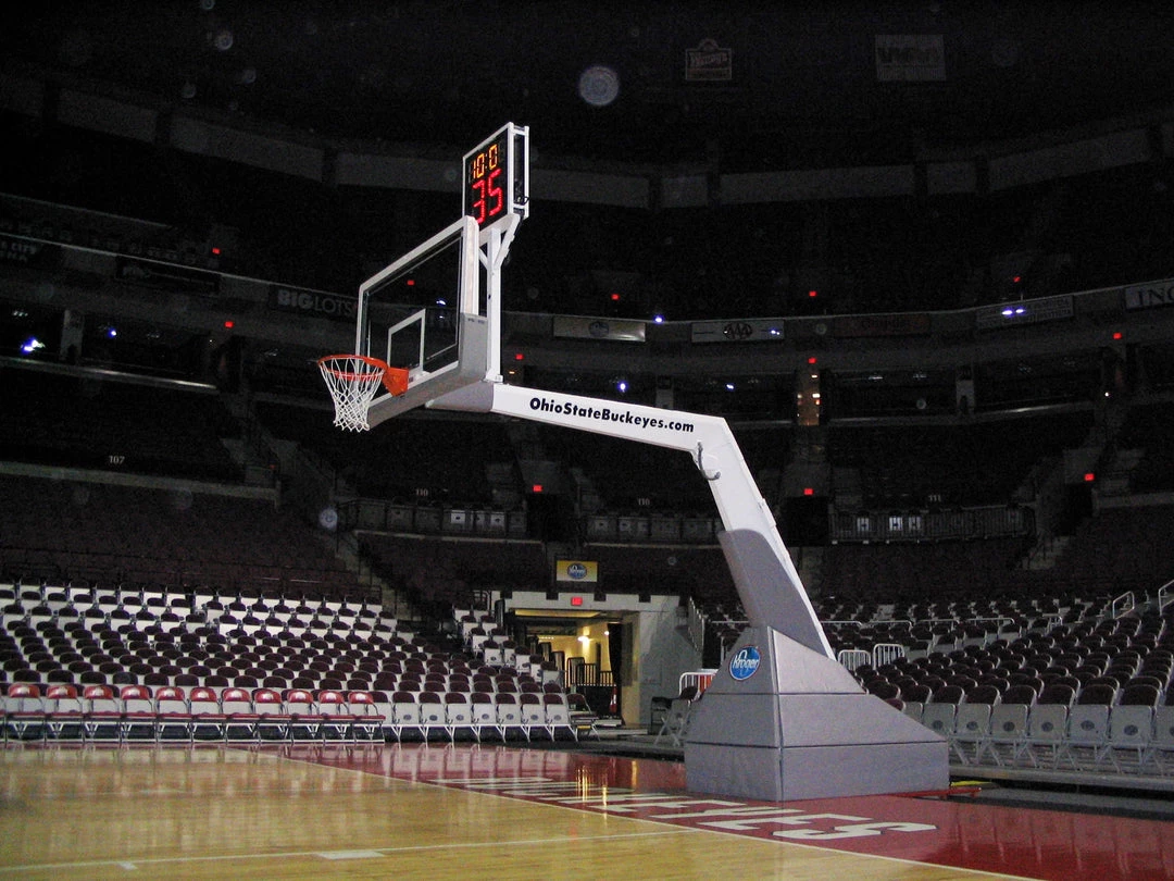 Gared Pro H Hydraulic Portable Basketball Backstop, 8' Boom 3 Gared Pro H Hydraulic Portable Basketball Backstop, 8' Boom