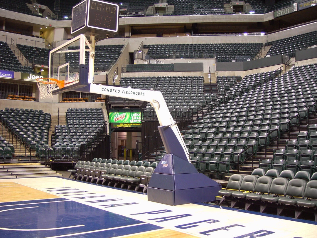 Gared Pro H Hydraulic Portable Basketball Backstop, 10' 8" Boom 6 Gared Pro H Hydraulic Portable Basketball Backstop, 10' 8" Boom