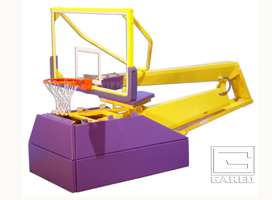 Gared Pro H Hydraulic Portable Basketball Backstop, 8' Boom 6 Gared Pro H Hydraulic Portable Basketball Backstop, 8' Boom