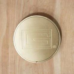 Gared 6-1/4" Hinged Brass Cover Plate