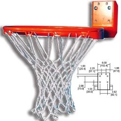 Gared Rear-Mount Institutional Fixed Basketball Rim