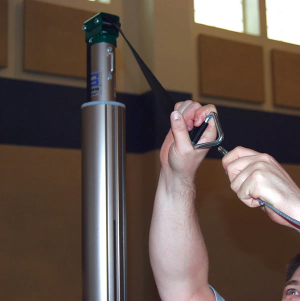 Gared Master Telescopic One-Court Volleyball System, Less Floor Sleeves And Covers 7 Gared Master Telescopic One-Court Volleyball System, Less Floor Sleeves And Covers