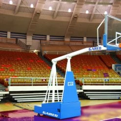 Gared Hoopmaster Portable Basketball Backstop, 5' Boom