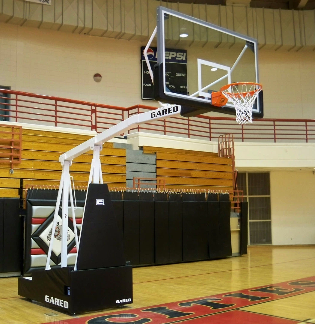 Gared Hoopmaster Collegiate Portable Basketball Backstop, 8' Boom 3 Gared Hoopmaster Collegiate Portable Basketball Backstop, 8' Boom