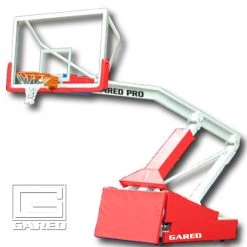 Gared Pro S Spring-Lift Portable Basketball Backstop, 10' 8" Boom 8 Gared Pro S Spring-Lift Portable Basketball Backstop, 10' 8