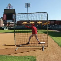 Trigon Sports Baseball Premium 1st Base/ Fungo Protective Screen 7ftx7ft W/Net