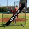Trigon Sports Baseball Pitcher's L-Screen Replacement Net 7ftx7ft