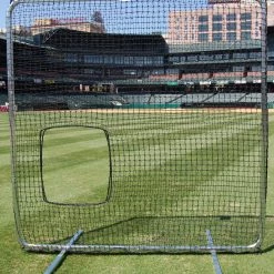 Trigon Sports Premium Softball Pitcher Protective Screen 7ftx7ft W/Net Baseball