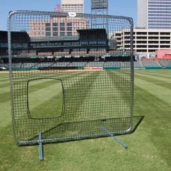 Trigon Sports Premium Softball Pitcher Protective Screen 7ftx7ft W/Net Baseball