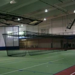 Trigon Sports Indoor Tunnel Electric Winch System - 12' X 55'