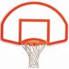 Trigon Sports Basketball Fan-Shaped Rear Mount Backboard W/ Target & Border