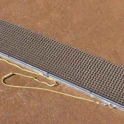 Trigon Sports 6'W X 18"L Rigid Drag Mat W/ Drag Bar Attachment Baseball