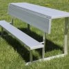 Gared Spectator 15' Portable Bench With Shelf