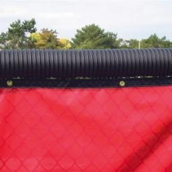 Trigon Sports 250' Roll Fence Crown - BLACK Baseball