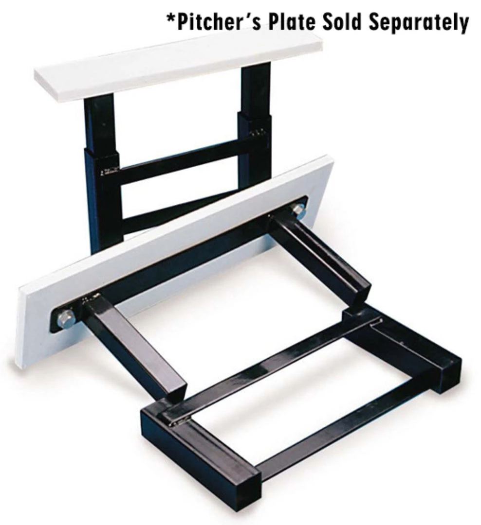 Trigon Sports Official Size Pitchers Plate Anchor & Post 3 Trigon Sports Official Size Pitchers Plate Anchor & Post