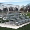Trigon Sports 8 Row 15' Standard Aluminum Bleacher 2 Trigon Sports 8 Row 15' Standard Aluminum Bleacher