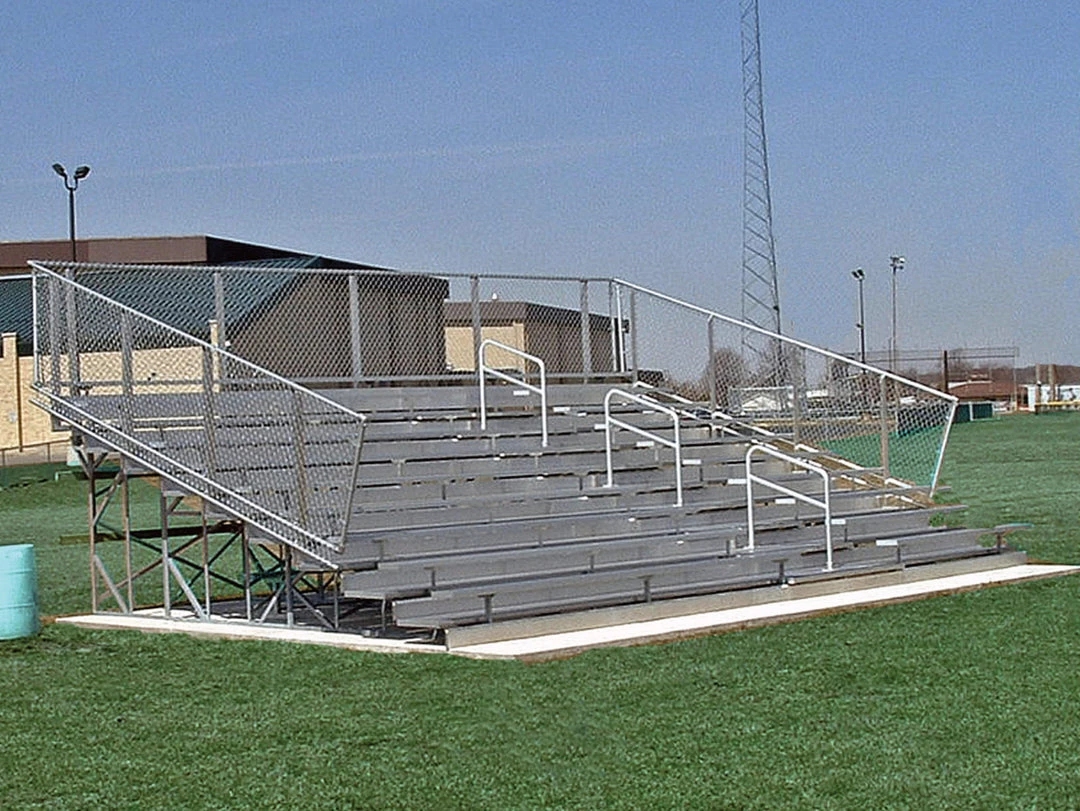 Trigon Sports 5 Row 15' Supreme Series Bleacher 3 Trigon Sports 5 Row 15' Supreme Series Bleacher