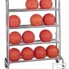 Gared 4-Tier Volleyball Ball Rack Basketball