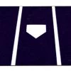 Trigon Sports Pro Turf Home Plate Mat - 6'X12' Black