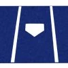 Trigon Sports Pro Turf Home Plate Mat - 6'X12' Blue